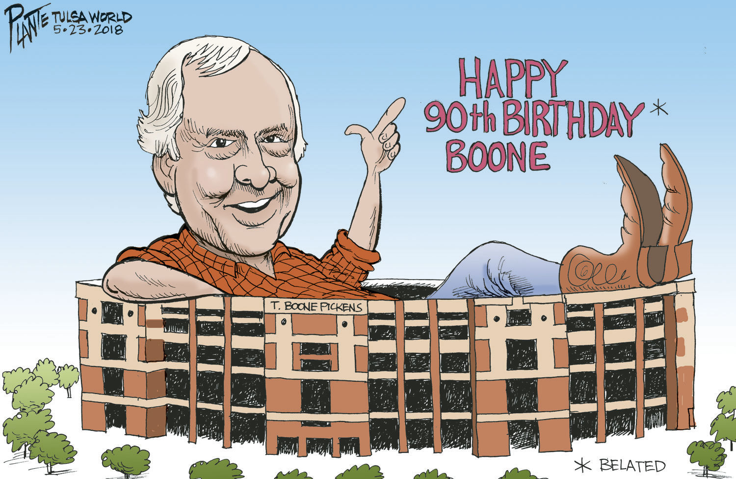 Bruce Plante Cartoon: T. Boone Pickens